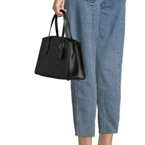 Charlie Carryall 28 In Signature Leather Black - Picture 6 of 6